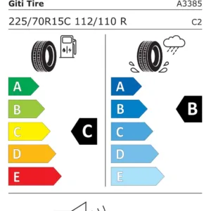 Iarna GT RADIAL Maxmiler WT2 Cargo 225/70R15C 112/110R [DOT 2023] - imagine 2