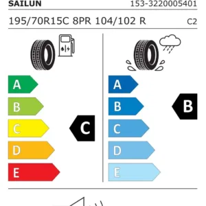 Anvelopă Iarnă SAILUN Endure WSL1 195/70R15C 104/102R|C|B|72dB(B) - imagine 2