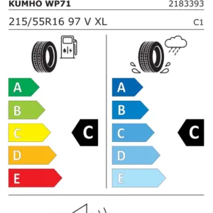 Iarna KUMHO WP71 255/35R18 94V|XL|C|C|72dB(B) - imagine 2