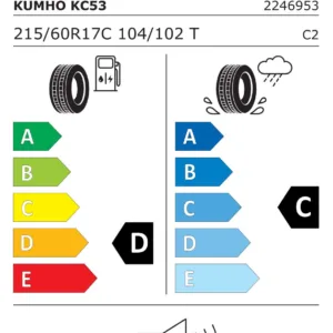 Vara KUMHO KC53 215/60R17C 104/102T|D|C|72dB(B)[DOT 2023] - imagine 2