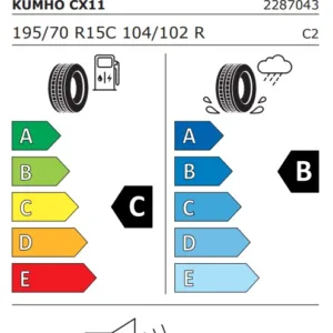 All Season KUMHO PorTran 4S CX11 195/70R15C 104/102R[DOT 2023] - imagine 2
