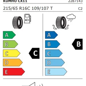 All Season KUMHO PorTran 4S CX11 215/65R16C 109/107T/C/B/71dB-B - imagine 2
