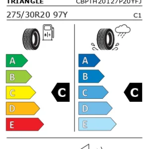 TRIANGLE TH201 SporteX 275/30R20 97Y/XL/C/C /73(B)[DOT 2023] - imagine 2