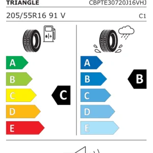 Anvelopa Vara TRIANGLE TE307 ReliaXTouring 205/55R16 91V [DOT 2024] - imagine 2