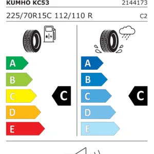 Anvelopa vara KUMHO KC53-PorTran 225/70 R15C 112/110R [DOT 2024] - imagine 2