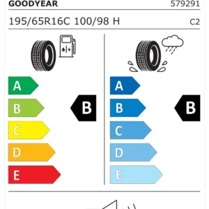 Anvelopa Vara GOODYEAR EfficientGripCargo2-DEMO 195/65R16C 100/98H [DOT 2023] - imagine 2